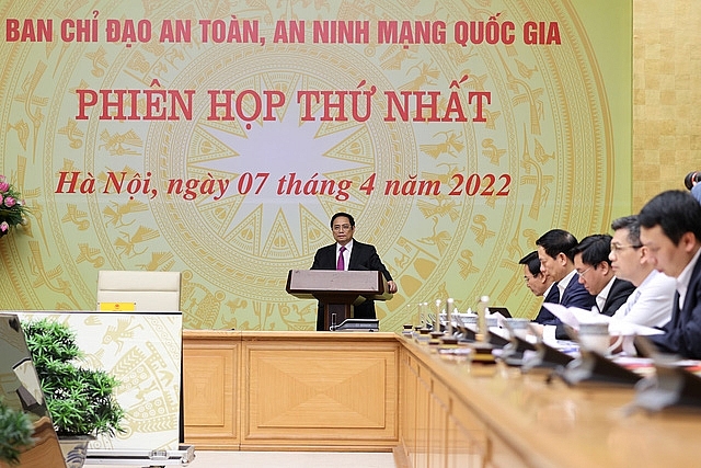 Thủ tướng Phạm Minh Chính: Chủ động bảo vệ độc lập, chủ quyền quốc gia, an toàn, an ninh trên không gian mạng