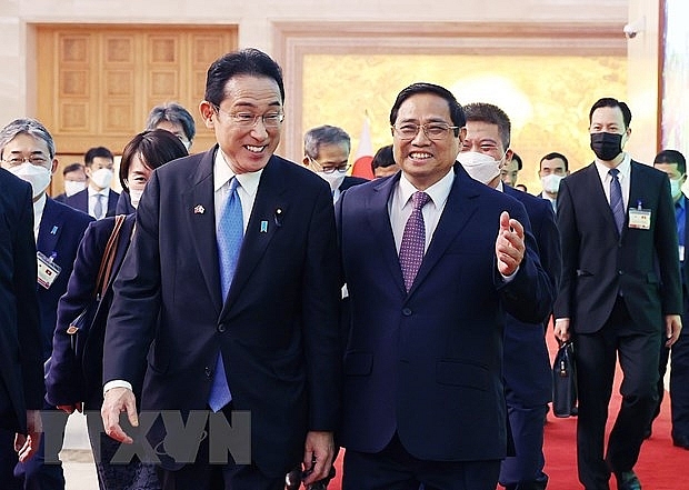 Thủ tướng Phạm Minh Chính và Thủ tướng Nhật Bản Kishida Fumio