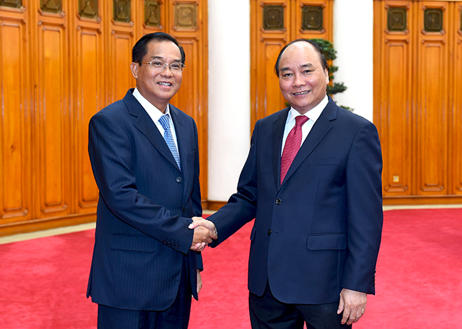 Thủ tướng tiếp Bộ trưởng Bộ Kế hoạch và Đầu tư Lào