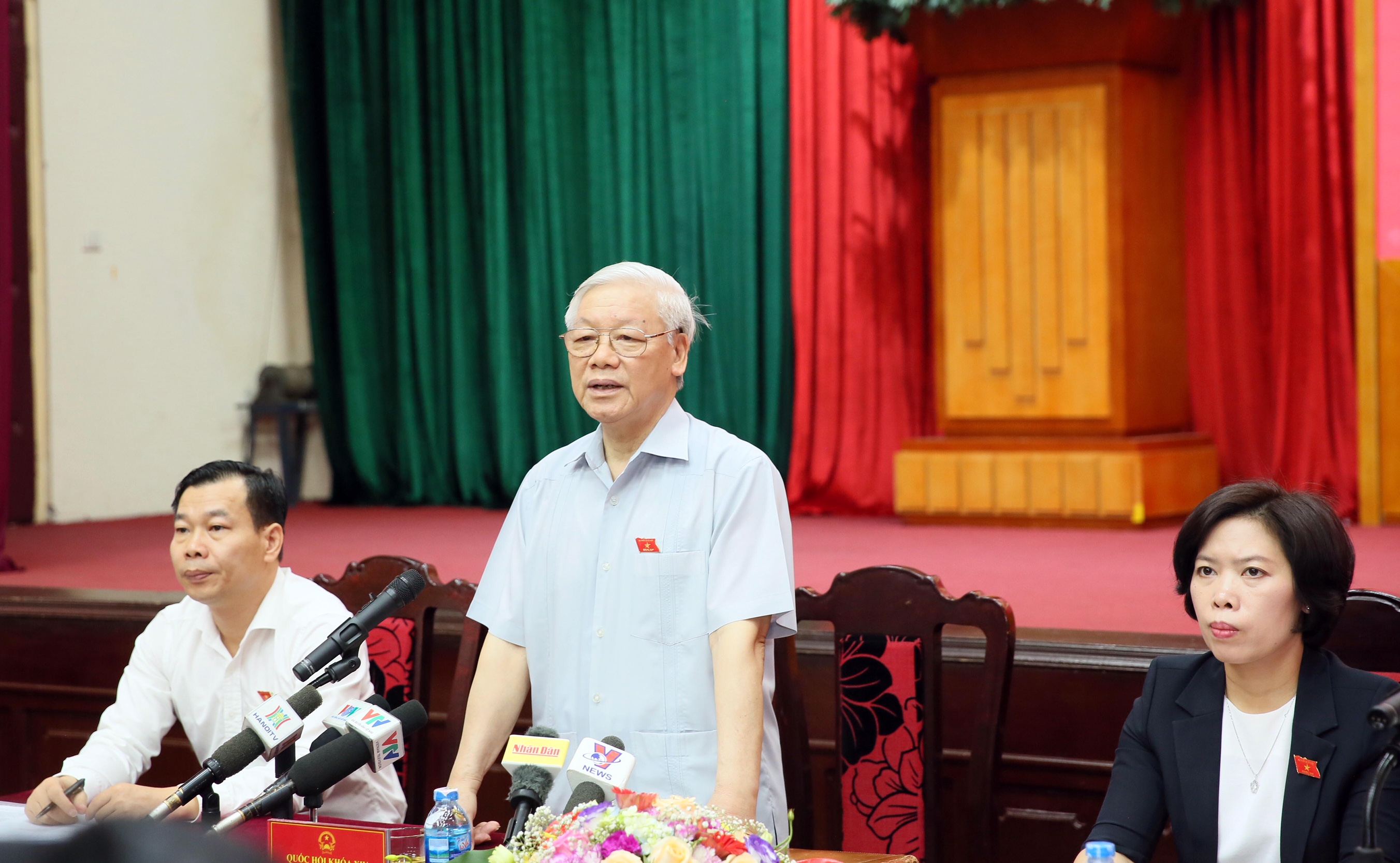 Tổng Bí thư Nguyễn Phú Trọng tiếp xúc cử tri