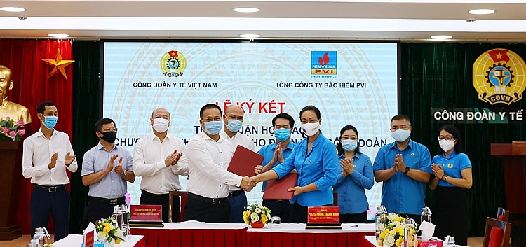 Bảo hiểm PVI và Công đoàn y tế Việt Nam bắt tay hợp tác