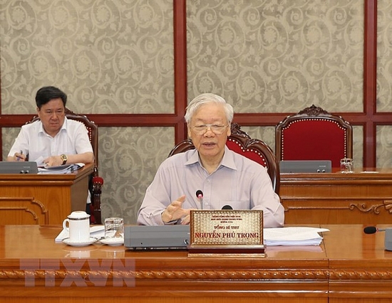 Tổng Bí thư Nguyễn Phú Trọng: Cả hệ thống chính trị tập trung cao nhất cho phòng, chống dịch