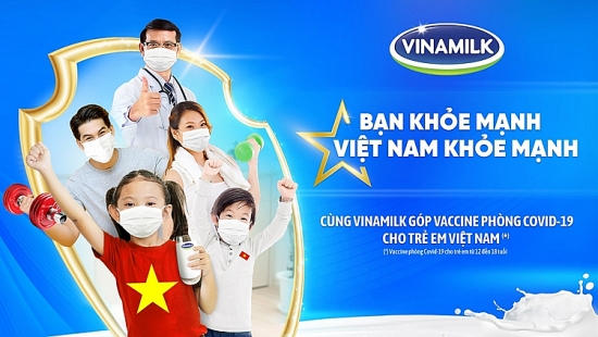 vinamilk khoi dong chien dich ban khoe manh viet nam khoe manh voi hoat dong gop vaccine phong covid 19 cho tre em
