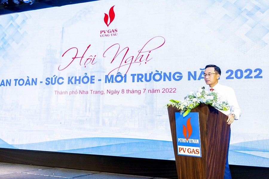 Ông Trần Nhật Huy - Giám đốc KVT nhấn mạnh nỗ lực hoàn thành xuất sắc công tác ATSKMT của toàn thể lãnh đạo và NLĐ KVT