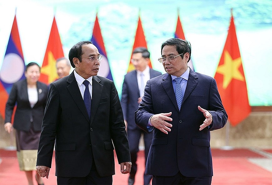 Thủ tướng Phạm Minh Chính tiếp Phó chủ tịch nước Cộng hòa Dân chủ Nhân dân Lào