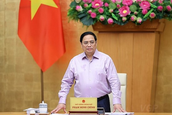Thủ tướng Phạm Minh Chính chủ trì phiên họp chuyên đề xây dựng pháp luật
