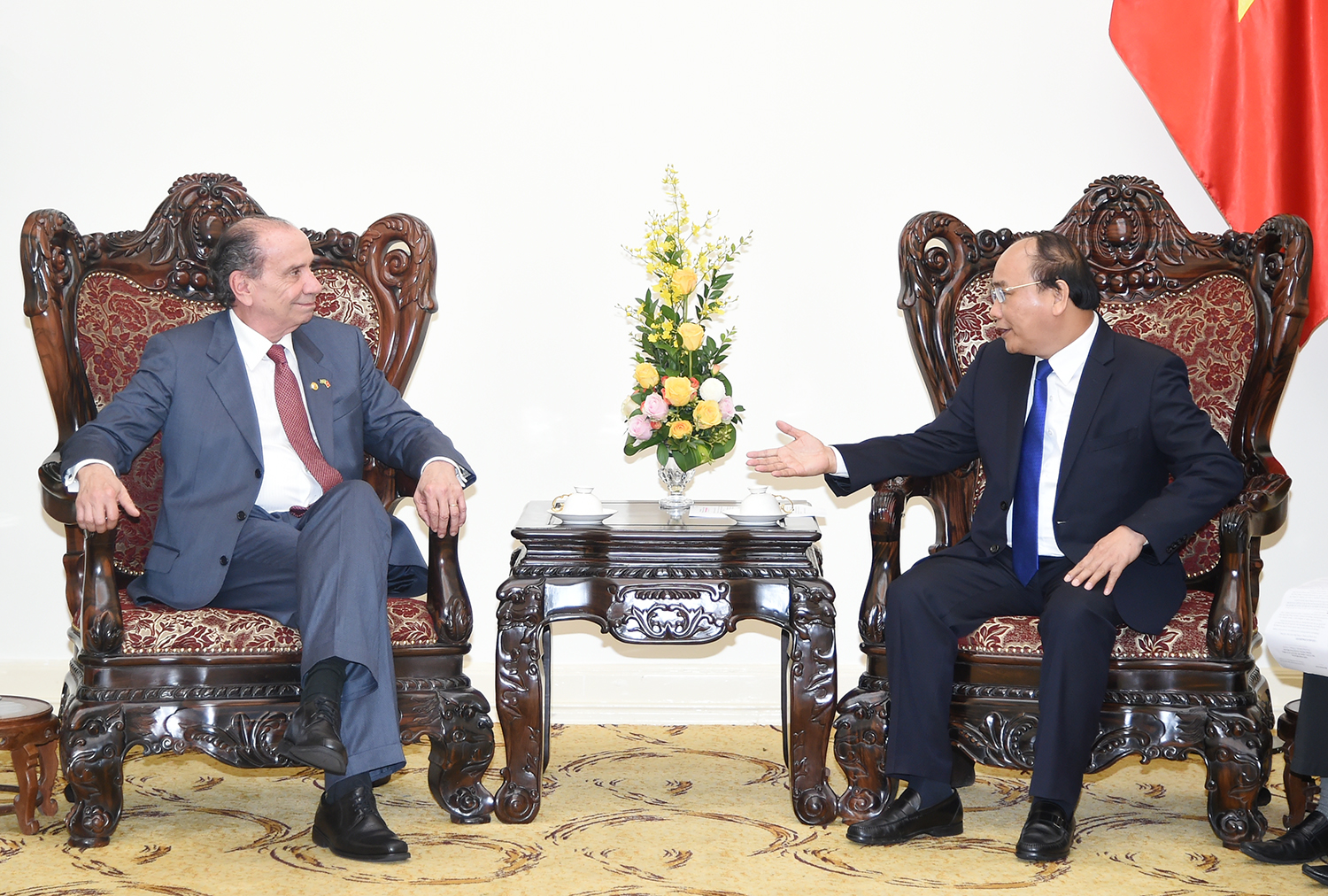 Thủ tướng mong muốn Việt Nam, Brazil tăng cường trao đổi các đoàn doanh nghiệp