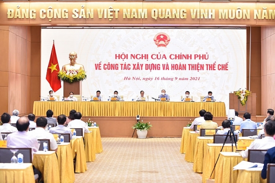 Thủ tướng Phạm Minh Chính chủ trì Hội nghị toàn quốc về xây dựng và hoàn thiện thể chế