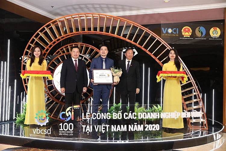 Năm 2020, Unilever Việt Nam nhận giải Top 10 Doanh nghiệp Phát triển Bền vững Việt Nam đánh dấu năm thứ 5 liên tiếp được vinh danh