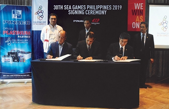 Pinaco - nhà tài trợ Bạch kim SEA Games 2019