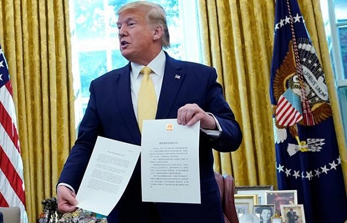 Tổng thống Trump đã ký tắt thỏa thuận thương mại Mỹ - Trung, mở ra cơ hội cắt giảm thuế quan