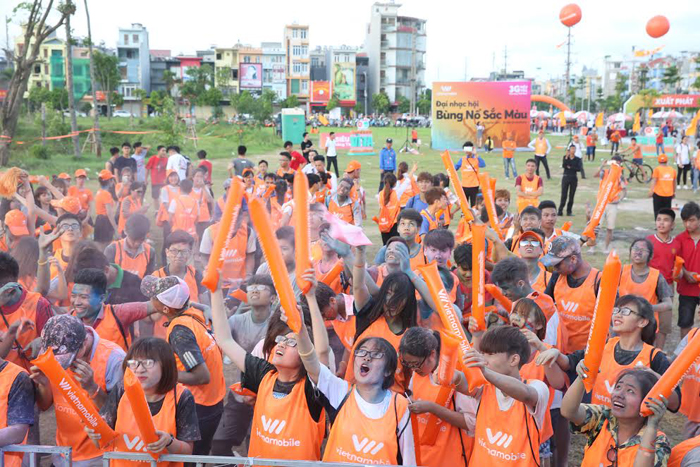Vietnamobile tổ chức đại nhạc hội bùng nổ sắc màu