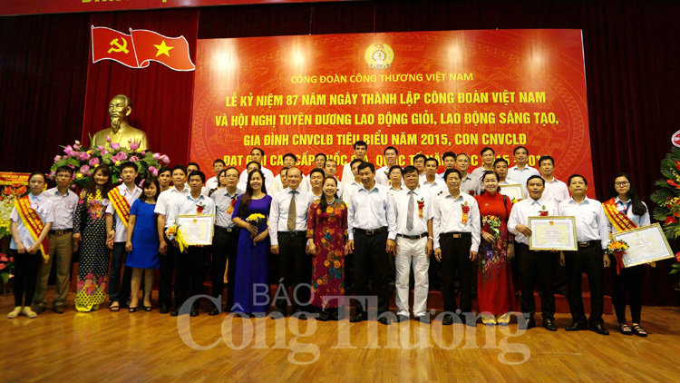Công đoàn Công Thương Việt Nam tổ chức Hội nghị tuyên dương lao động giỏi, lao động sáng tạo