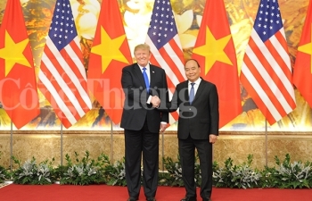 Tổng Bí thư, Chủ tịch nước và Thủ tướng Việt Nam tiếp và làm việc với Tổng thống Hoa Kỳ