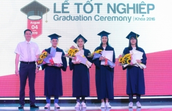 Sinh viên Trường Cao đẳng Việt Mỹ được tuyển dụng ngay tại Lễ tốt nghiệp