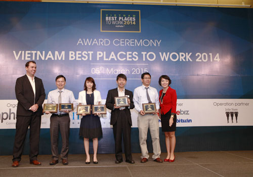 Công bố kết quả khảo sát Nơi làm việc tốt nhất Việt Nam 2014