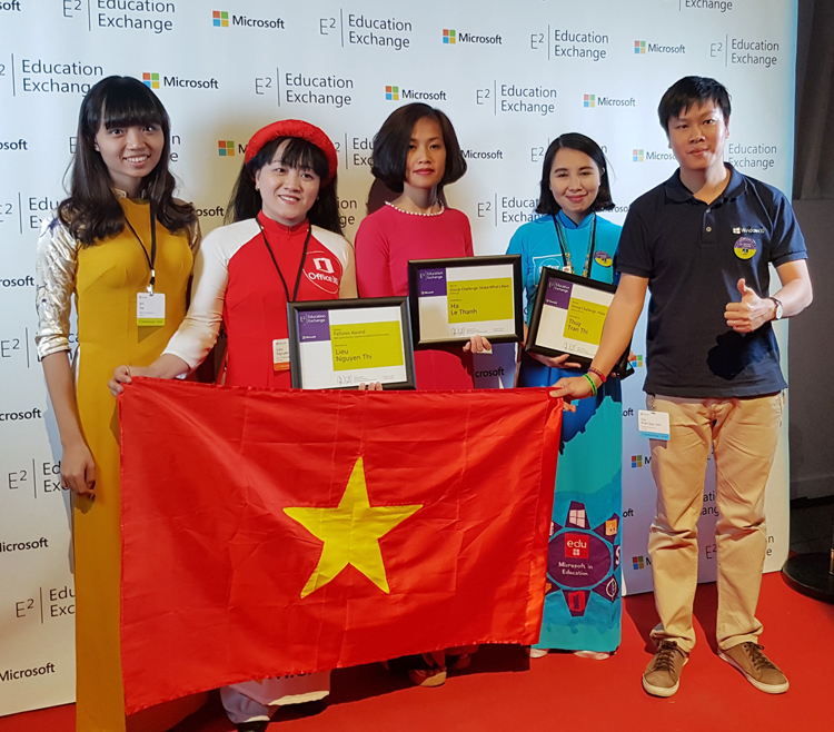 Việt Nam tiếp tục được vinh danh tại Diễn đàn Giáo dục toàn cầu Microsoft 2017