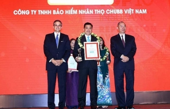 Chubb Life Việt Nam: “Top 10 doanh nghiệp bảo hiểm nhân thọ uy tín năm 2019”.