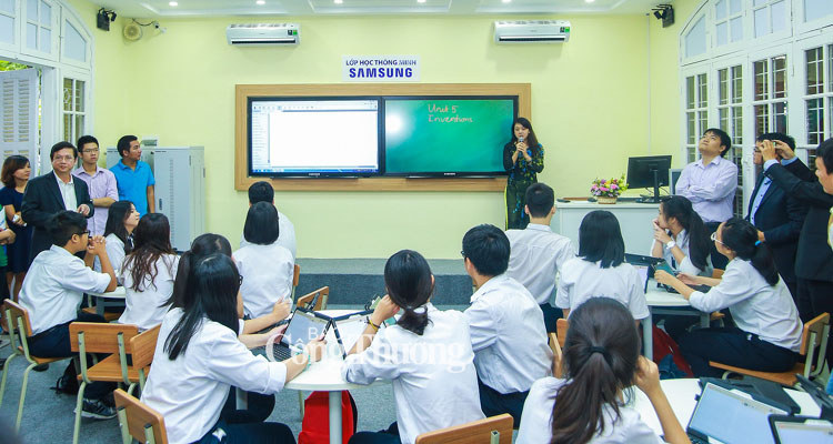 Samsung nhân rộng mô hình Trường học thông minh