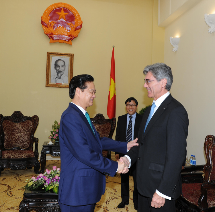 Chủ tịch kiêm Tổng giám đốc Tập đoàn Siemens Đức tới Việt Nam