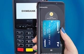 Khách hàng Eximbank thanh toán qua ứng dụng Samsung Pay kết nối NAPAS