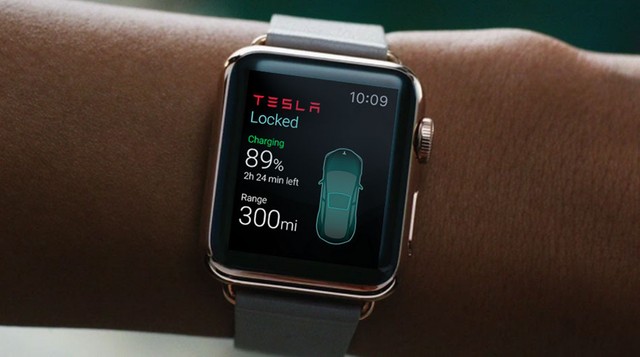 Ý tưởng độc đáo của Eleks về ứng dụng trên Apple Watch có khả năng kết nối với xe điện Tesla