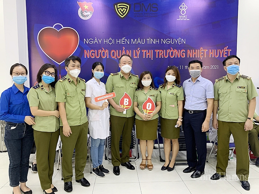 Lực lượng Quản lý thị trường tổ chức hiến máu tình nguyện lần thứ 2