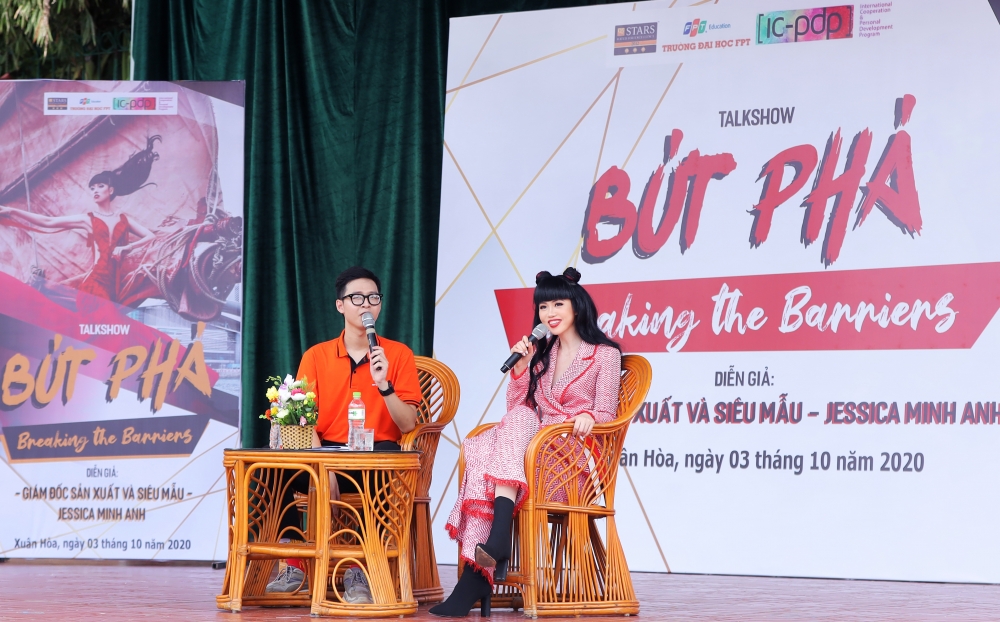 Jessica Minh Anh truyền cảm hứng cho 3.000 sinh viên Đại học FPT