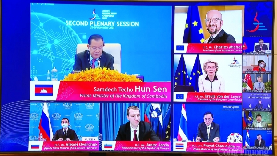 Hội nghị ASEM lần thứ 13: Thủ tướng nêu 4 đề xuất tăng cường hợp tác giữa các nước Á – Âu