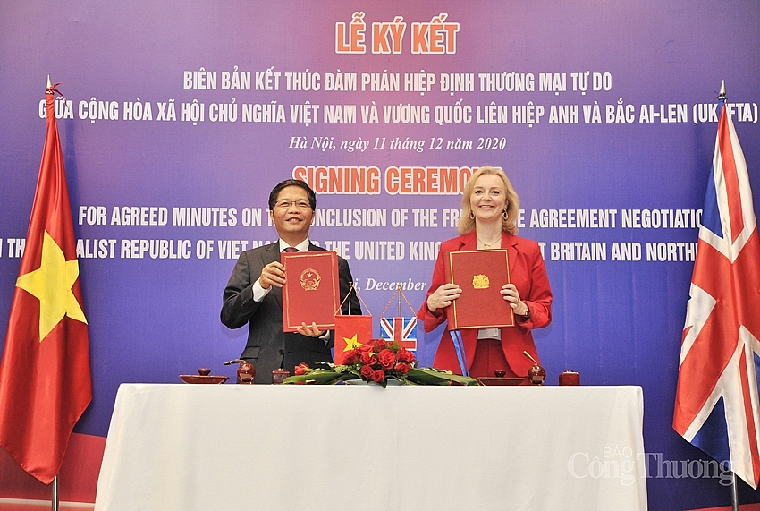 Chính thức kết thúc đàm phán Hiệp định Thương mại tự do Việt Nam  Vương quốc Anh
