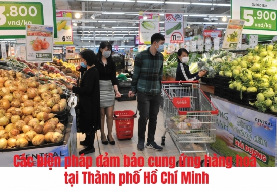 [Infographics] Các biện pháp đảm bảo cung ứng hàng hoá tại Thành phố Hồ Chí Minh