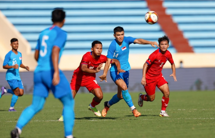 U23 Singapore - U23 Campuchia (1-0): Singapore thêm cơ hội vào bán kết SEA Games 31