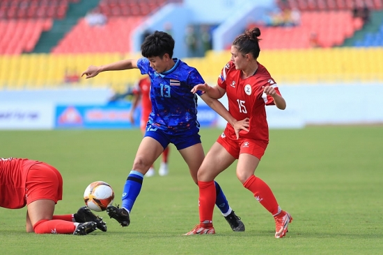 Bán kết bóng đá nữ SEA Games 31: Tuyển Thái Lan thắng đậm Philippines