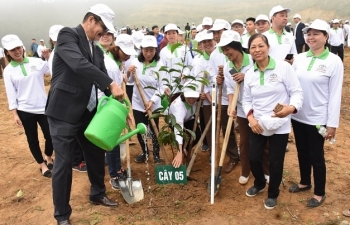 Toyota Việt Nam đồng hành cùng Bộ Tài Nguyên và  Môi trường tại Tết trồng cây 2019