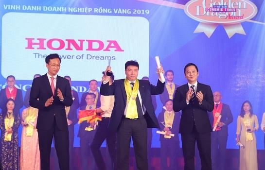 Honda Việt Nam nhận giải thưởng Rồng Vàng lần thứ 14