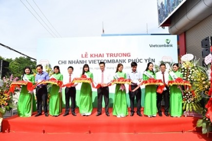 Vietcombank đưa chi nhánh Phúc Yên vào hoạt động