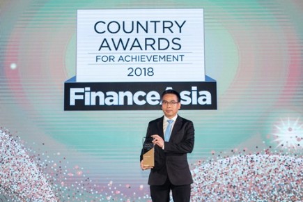 Vietcombank nhận giải thưởng ngân hàng tốt nhất Việt Nam 2018