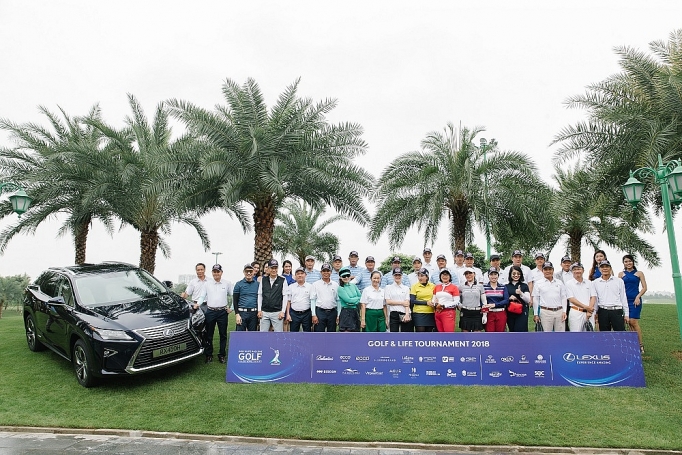 lexus dong hanh tai tro vong loai giai golf life tournament 2018