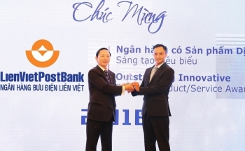 LienVietPostBank nhận cú đúp giải thưởng về sản phẩm, dịch vụ ngân hàng