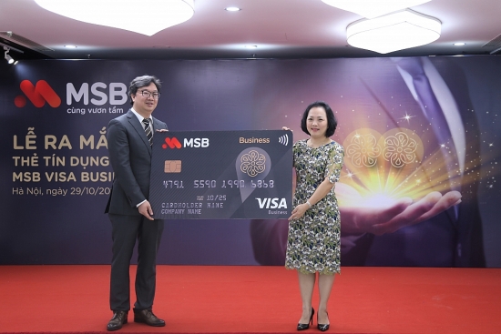 MSB ra mắt Thẻ tín dụng doanh nghiệp với hạn mức đến 4 tỷ đồng