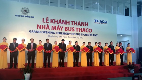 Trường Hải khánh thành nhà máy Bus công suất 20.000 xe/năm