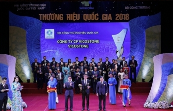 VICOSTONE được vinh danh Thương hiệu Quốc gia 2018