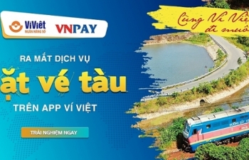 Ví Việt ra mắt tính năng đặt mua vé tàu tết 2020