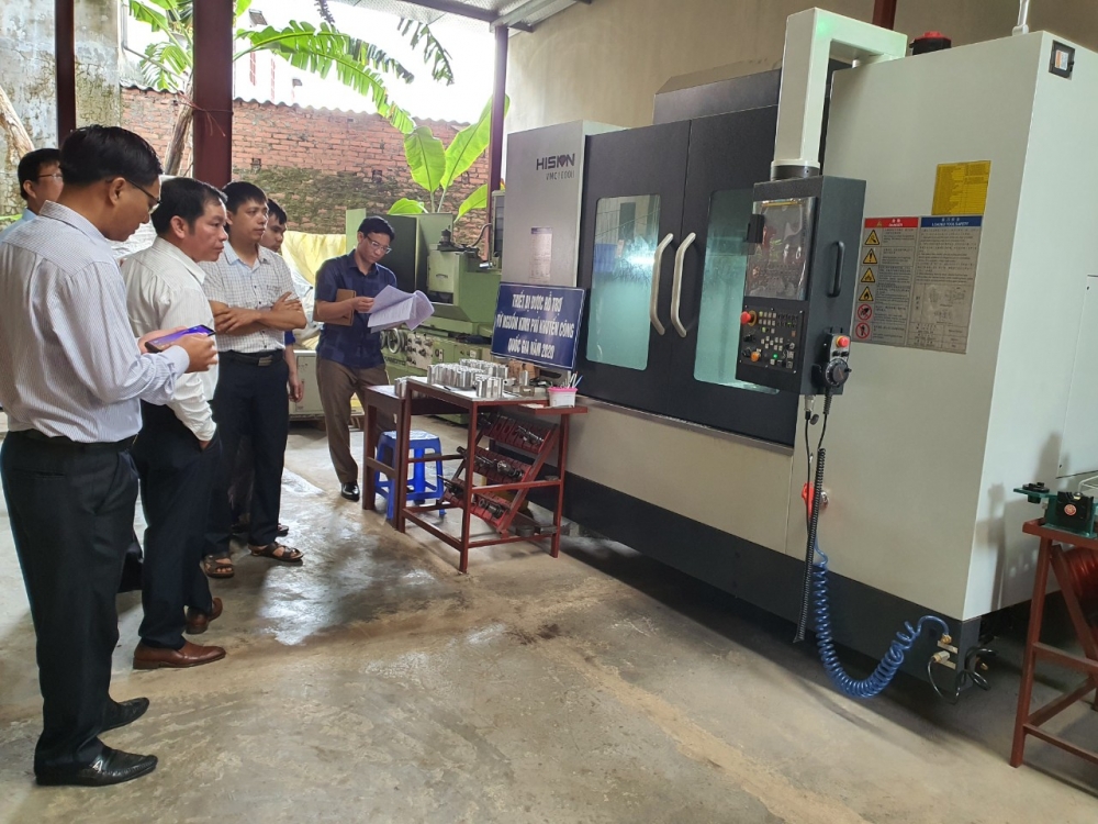 Bắc Giang: Hỗ trợ ứng dụng máy móc, thiết bị tiên tiến sản xuất sản phẩm cơ khí