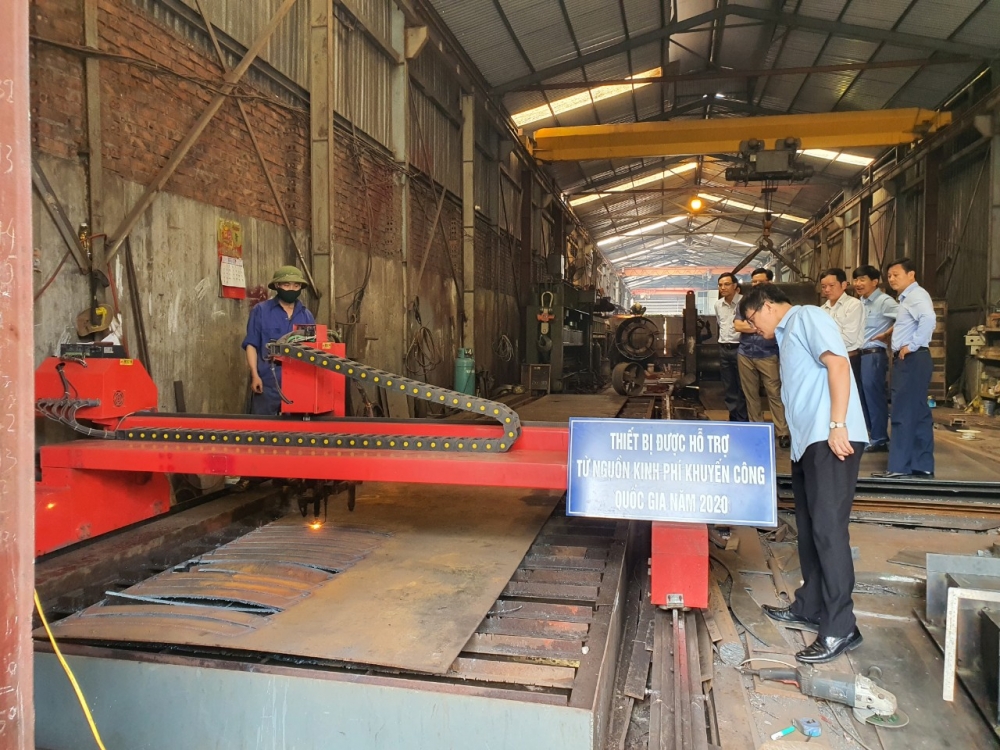 Bắc Giang: Hỗ trợ ứng dụng máy móc, thiết bị tiên tiến sản xuất sản phẩm cơ khí