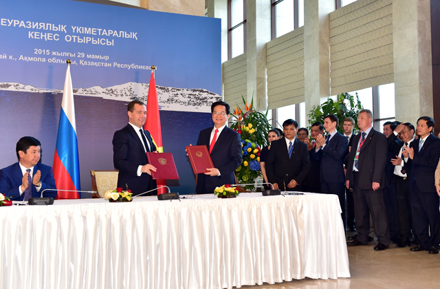Chính thức ký kết FTA Việt Nam và Liên minh Kinh tế Á- Âu