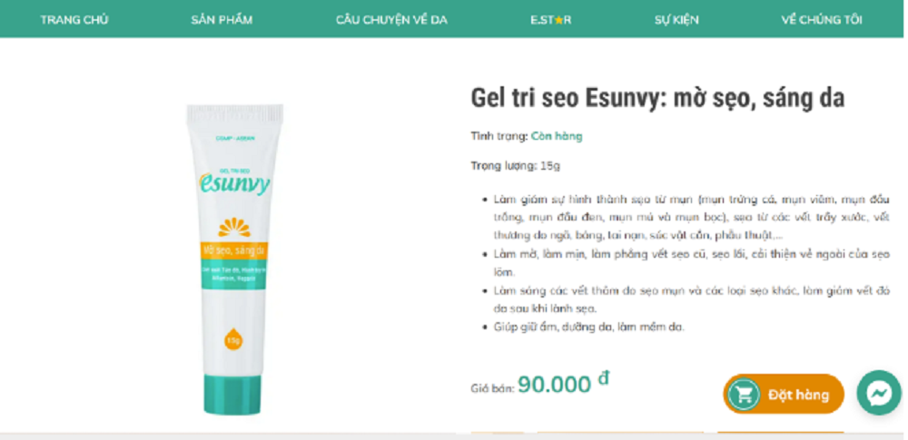 Hộp thư bạn đọc: Sản phẩm mỹ phẩm Esunvy quảng cáo thổi phồng chất lượng