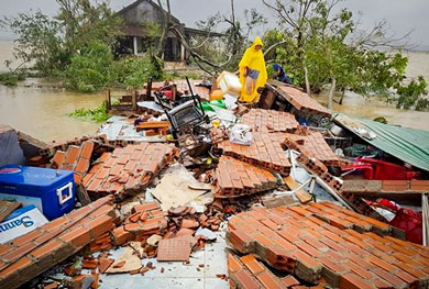 UNICEF Việt Nam tuyên bố về ảnh hưởng bão Damrey với trẻ em