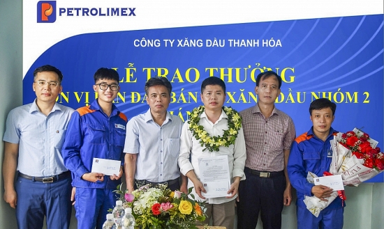 Petrolimex Thanh Hóa vinh danh 3 cửa hàng xăng dầu dẫn đầu thi đua khối