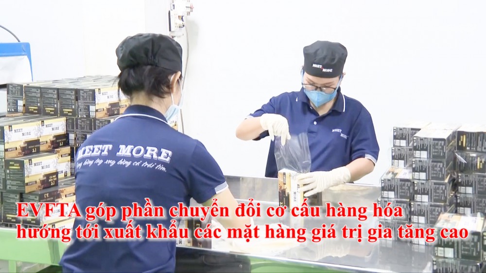 EVFTA góp phần chuyển đổi cơ cấu hàng hóa hướng tới xuất khẩu các mặt hàng giá trị gia tăng cao